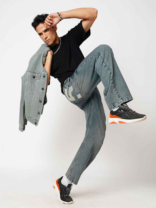 Sand Washed Men's Straight Fit