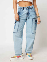 Icey Blue Women's Baggy Fit