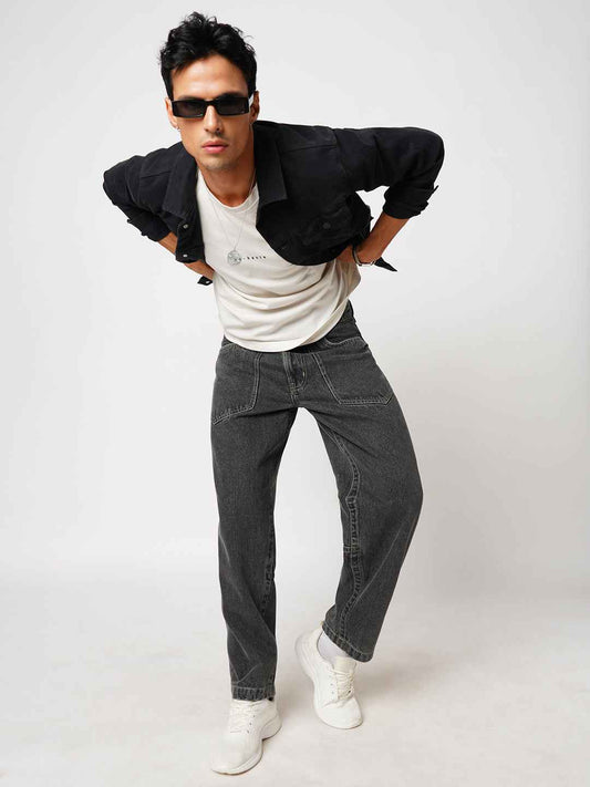 Charcoal Classic Men's Straight Fit