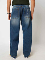 Vintage Blue Men's Baggy Fit