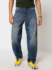 Vintage Blue Men's Baggy Fit