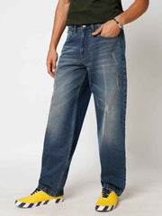Vintage Blue Men's Baggy Fit