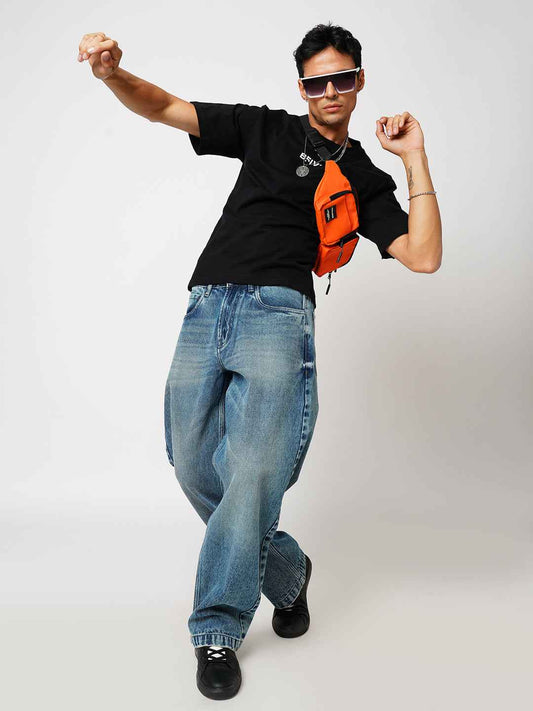 Classic Vogue Blue Men's Straight Fit