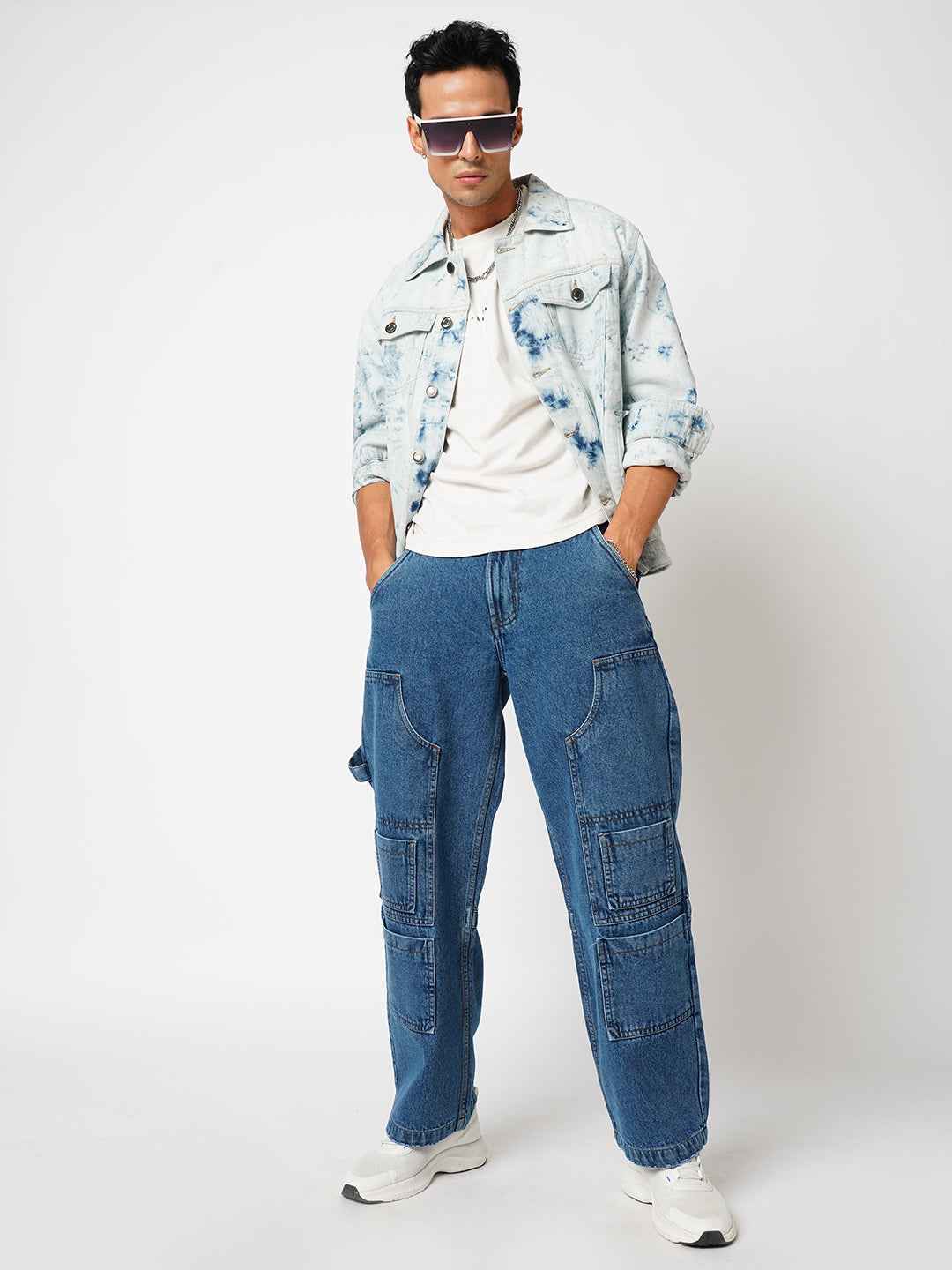 Stone Cargo Men's Baggy Fit