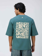 Teel Anxiety Men's Oversized T-shirt