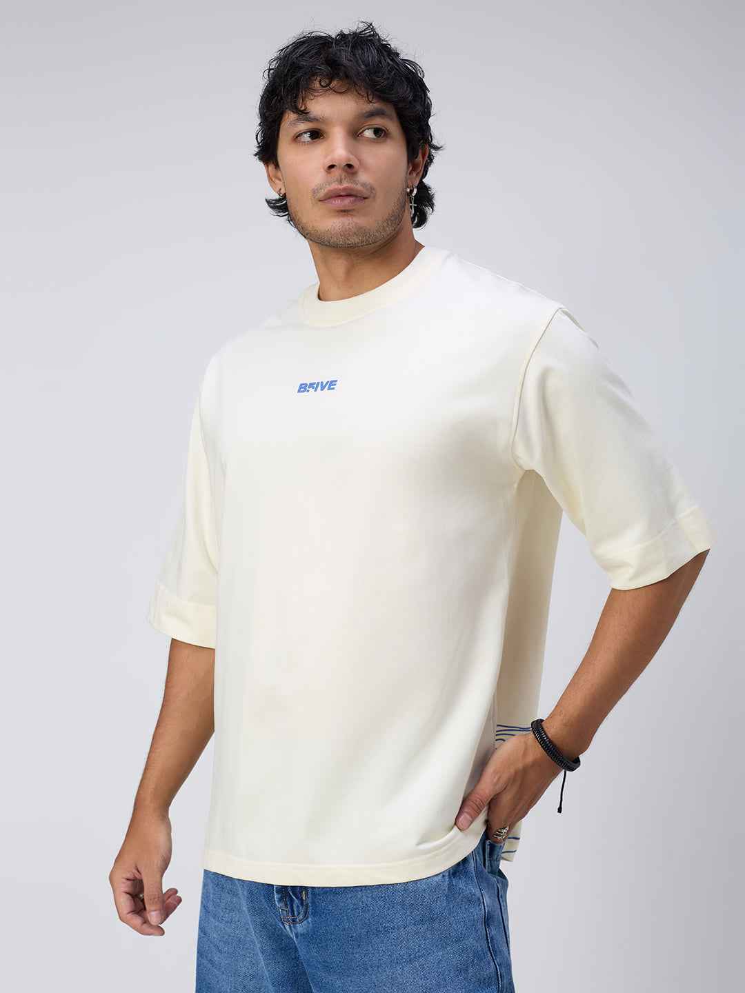 Neutral Skull Men's Oversized T-shirt