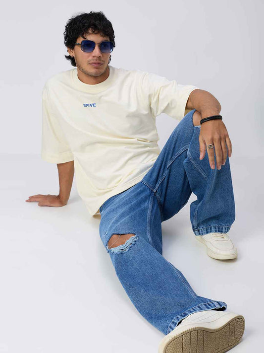 Neutral Skull Men's Oversized T-shirt