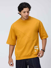 Mustard Pocket Men's Oversized T-shirt