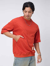 Rusty Pocket Men's Oversized T-shirt