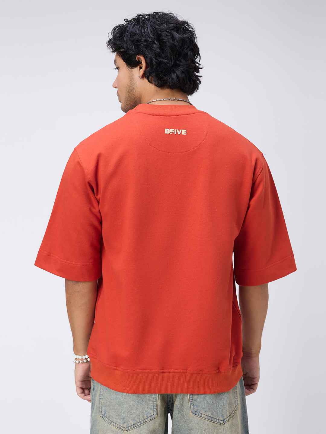 Rusty Pocket Men's Oversized T-shirt