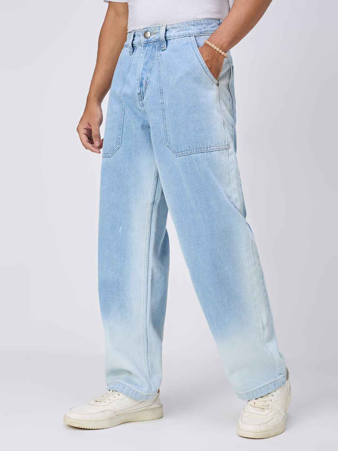 Thunder Blue Wash Men's Straight Fit Jeans