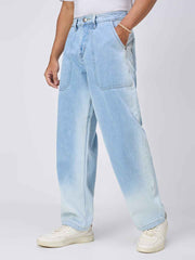 Thunder Blue Wash Men's Straight Fit Jeans