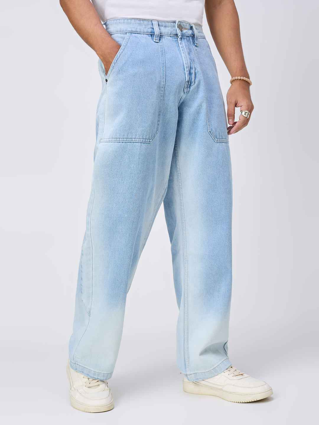 Thunder Blue Wash Men's Straight Fit Jeans