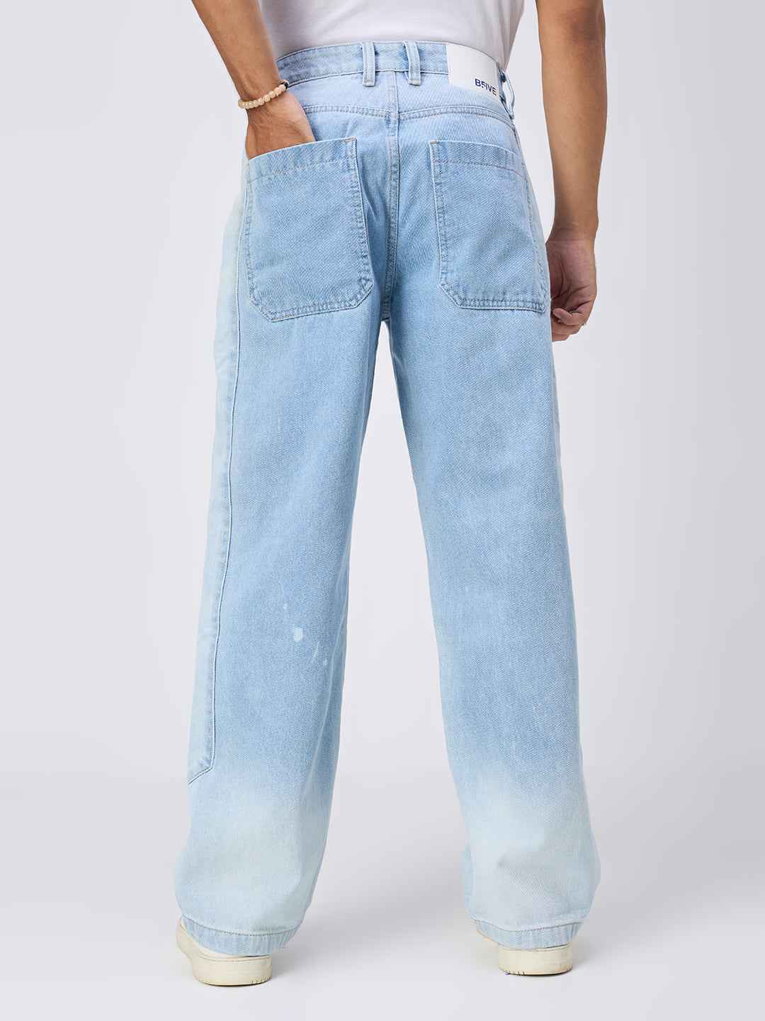 Thunder Blue Wash Men's Straight Fit Jeans