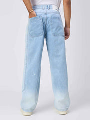 Thunder Blue Wash Men's Straight Fit Jeans