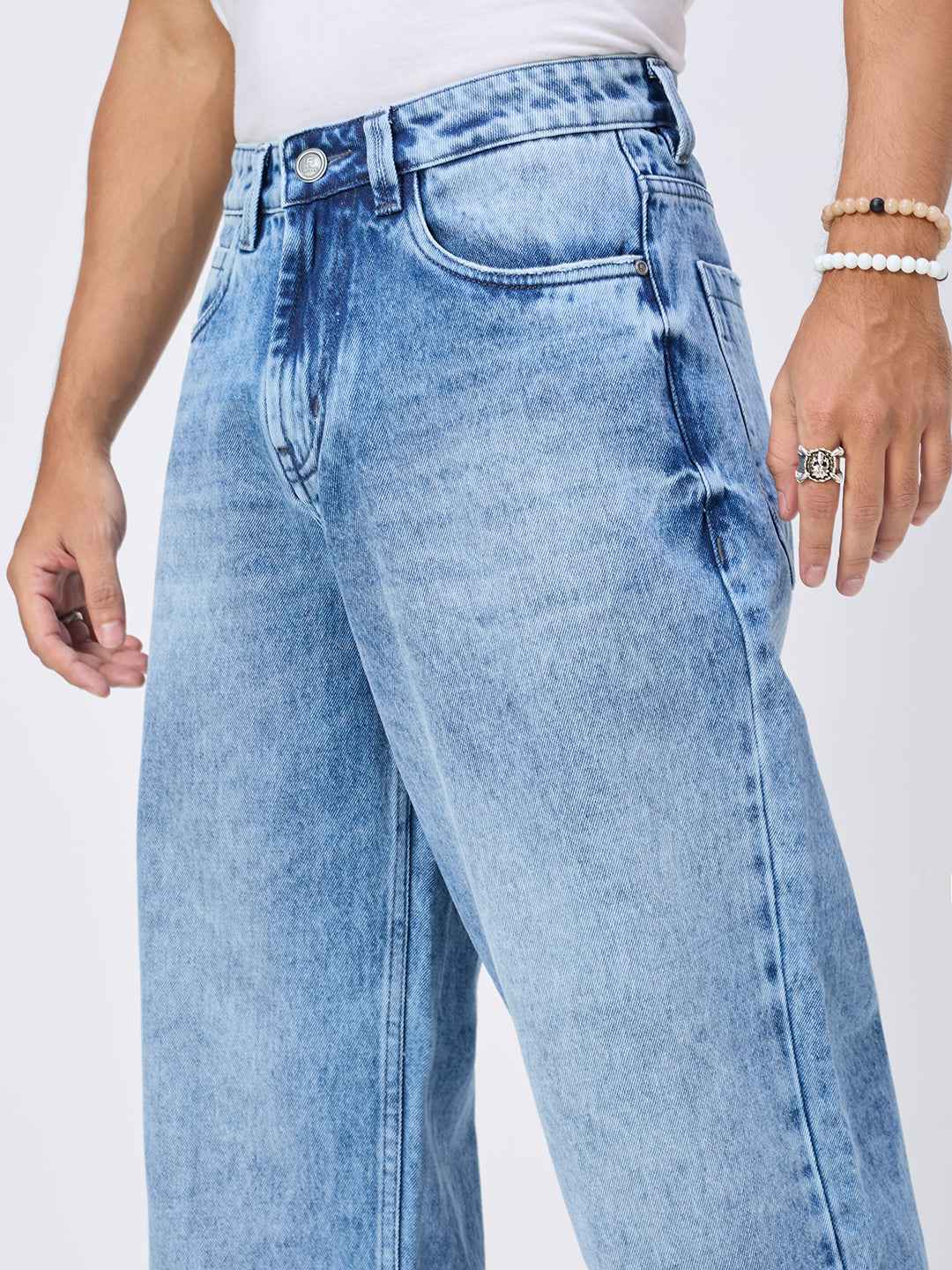 Indigo Cloud Classic Men's Straight Fit Jeans