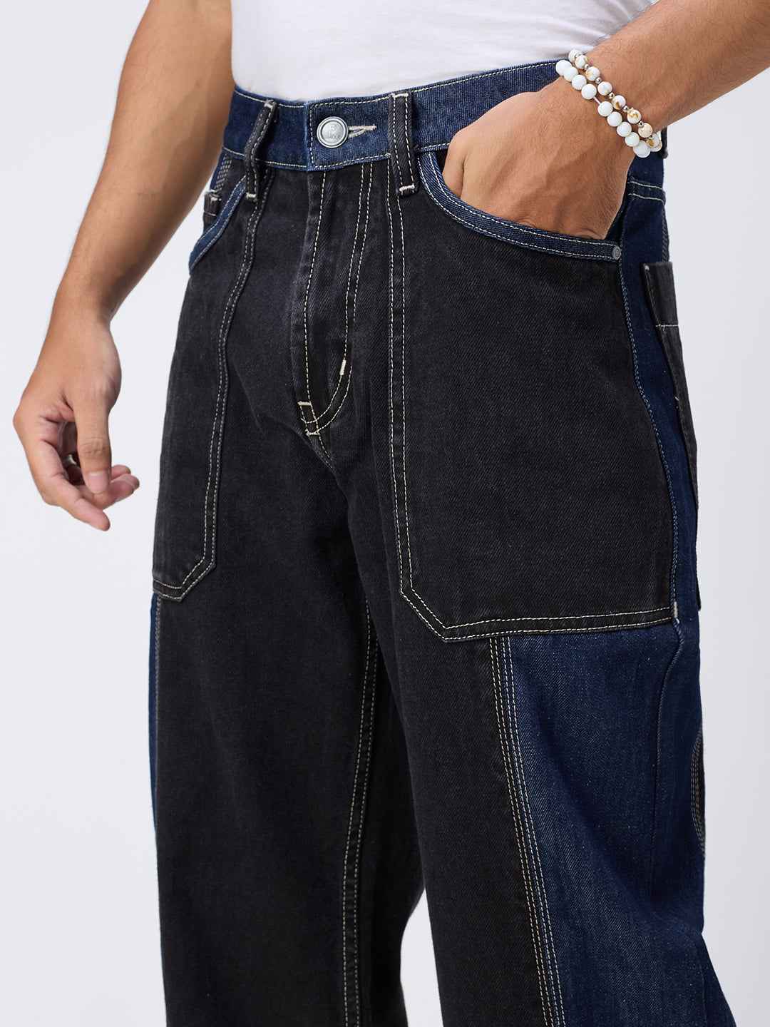 Raw Mixmatch Men's Straight Fit Jeans