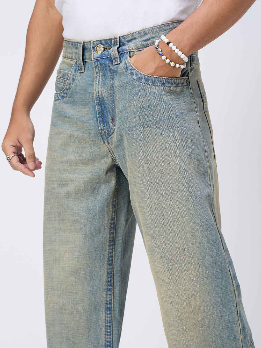 Stone Cold Men's Straight Fit Jeans