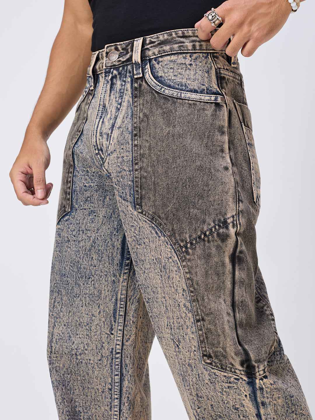 Earthy Tint Mix & Match Men's Straight Fit Jeans