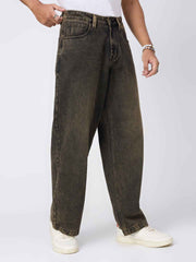 Black Tinted Classic Men's Straight Fit jeans