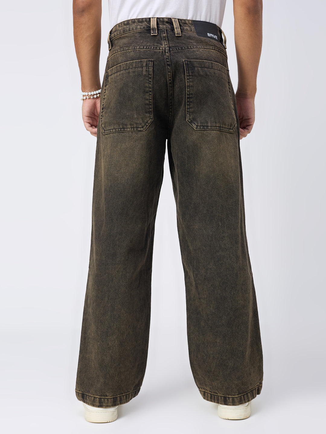Black Tinted Classic Men's Straight Fit jeans