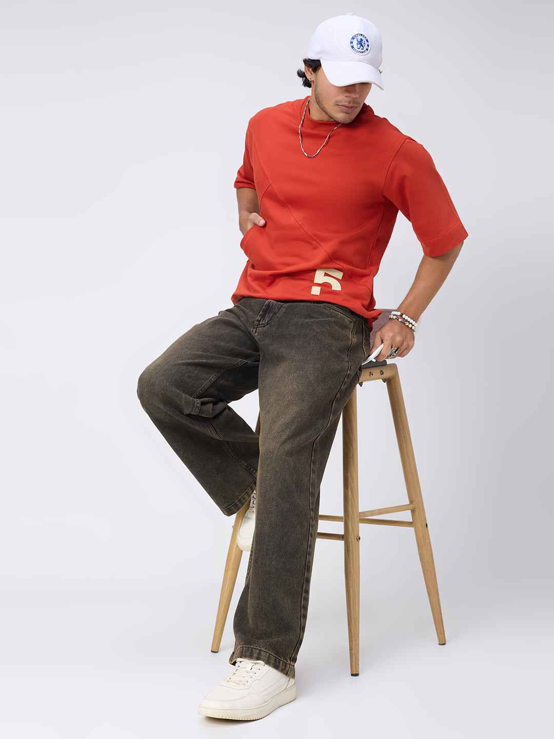 Black Tinted Classic Men's Straight Fit jeans