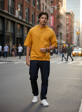 Mustard Pocket Men's Oversized T-shirt