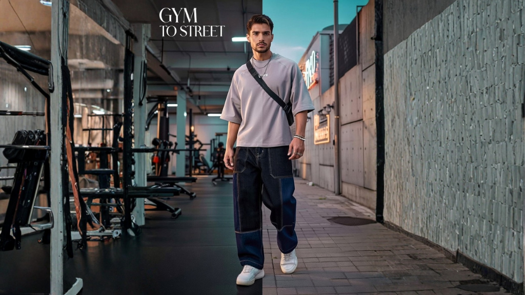 Can Athleisure Meet Streetwear? Pairing B5IVE Baggy Jeans with Sporty Tops