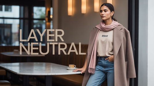 Best Neutral-Tone Oversized Tees from B5IVE for Sustainable Winter Layers