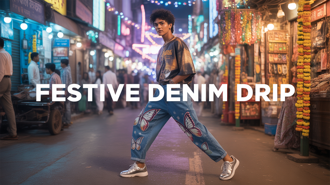 From Festive Lights to Chills: Baggy Jeans Outfits for India's Winter Celebrations