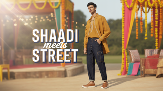 Wedding Guest Streetwear: How to Wear B5IVE Straight Fit Jeans to Shaadi Season Without Looking Basic