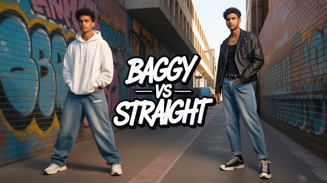 Which Is Better for You: Baggy Jeans or Straight Fit for Streetwear?