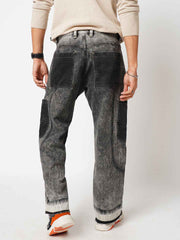 Gray Scale Men's Straight Fit