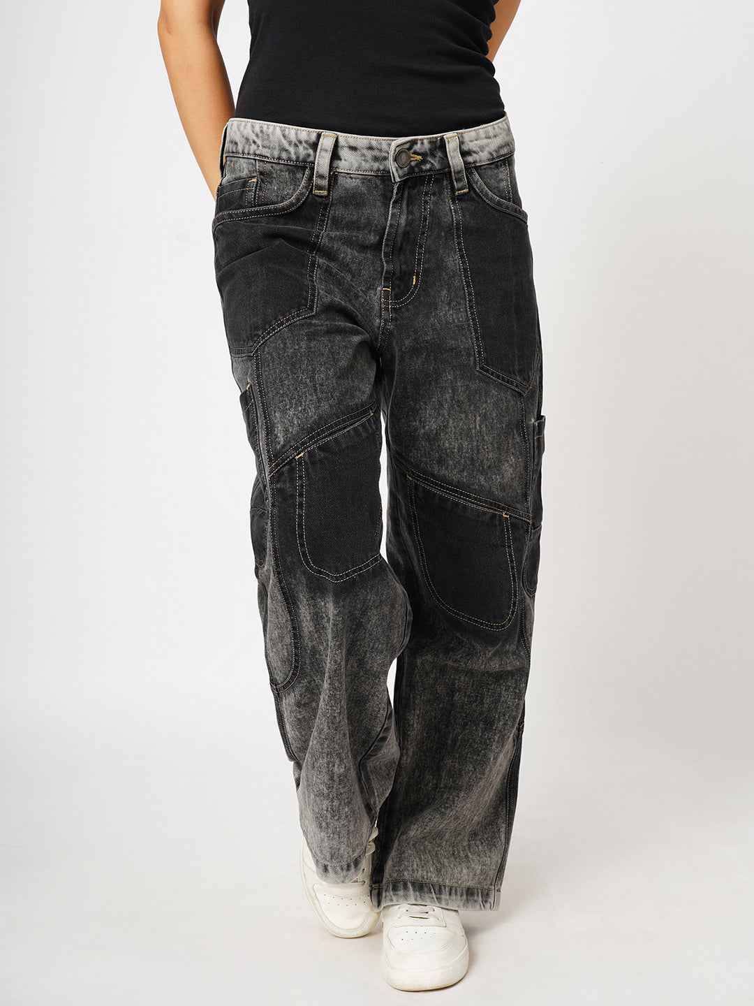 Gray Scale Women's Baggy Fit