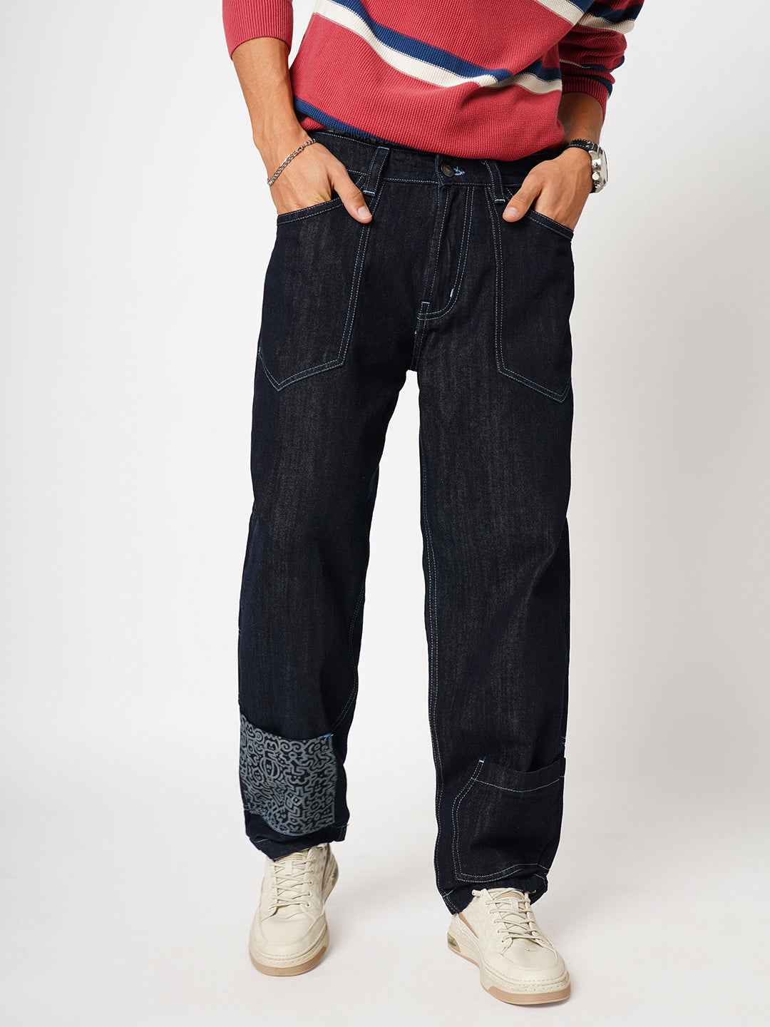 Sketchy Blues Men's Baggy Fit