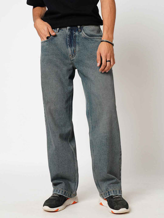 Sand Washed Men's Straight Fit