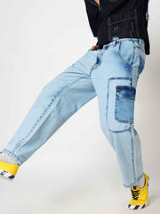 Icey Blue Men's Baggy Fit