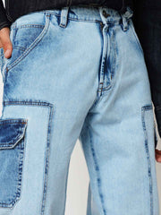 Icey Blue Men's Baggy Fit