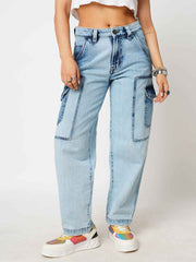 Icey Blue Women's Baggy Fit