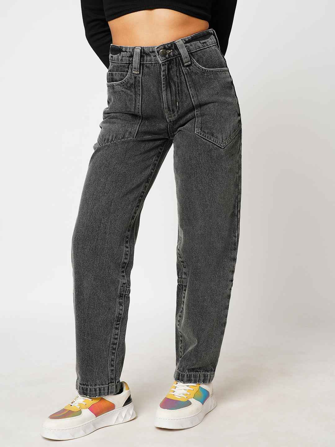 Charcoal Classic Women's Baggy Fit