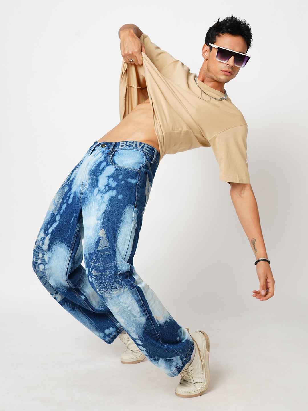 Bleach Collage Men's Baggy Fit