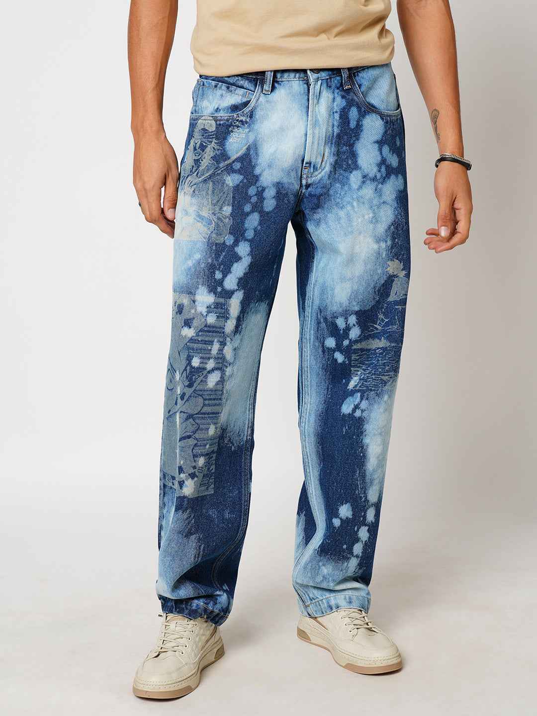 Bleach Collage Men's Baggy Fit