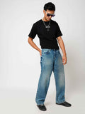 Classic Vogue Blue Men's Straight Fit