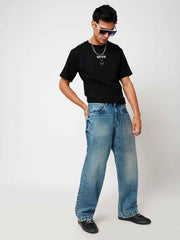 Classic Vogue Blue Men's Straight Fit