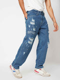 B5ive Distressed Men's Baggy Fit