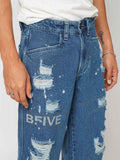 B5ive Distressed Men's Baggy Fit