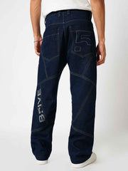 ENG. Blue Men's Straight Fit