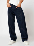 ENG. Blue Men's Straight Fit