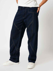 ENG. Blue Men's Straight Fit