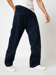 ENG. Blue Men's Straight Fit